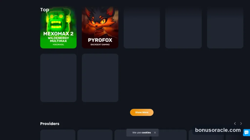 BitKingz Casino slots lobby with Pragmatic Play titles